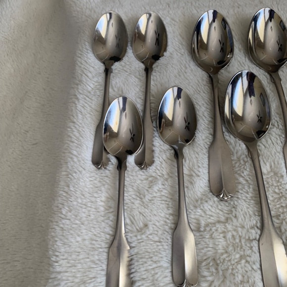 Rogers Deluxe Stainless Oneida Spoons Flatware Pieces Gloria Montclair - Picture 8 of 10